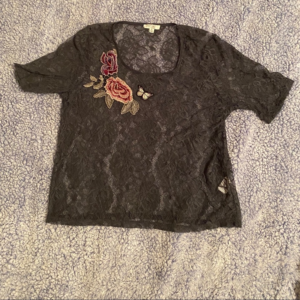 See-through top 🦋 - Picture 2 of 2